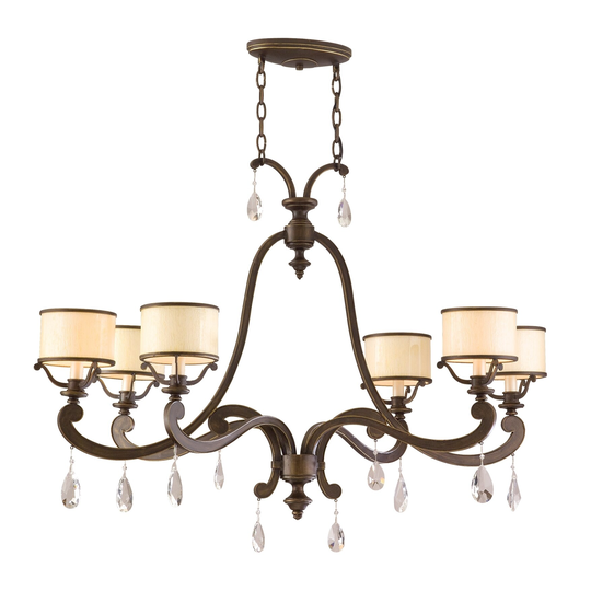 Corbett Lighting Roma 6-light Bronze Island
