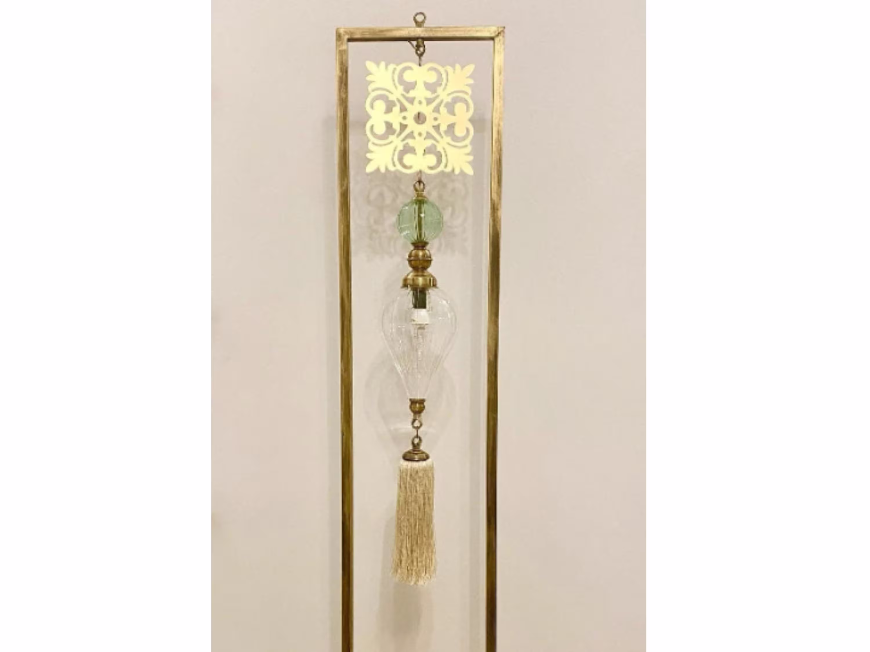 Custom Table Lamp Handmade Glass & Pure Brass