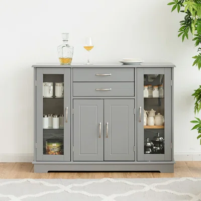 Genibrel 42'' Wide 2 Drawer Sideboard
