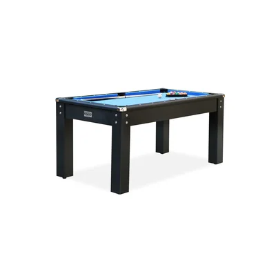 RACK Bolton 5.5-Foot Billiard/Pool Table (Black)