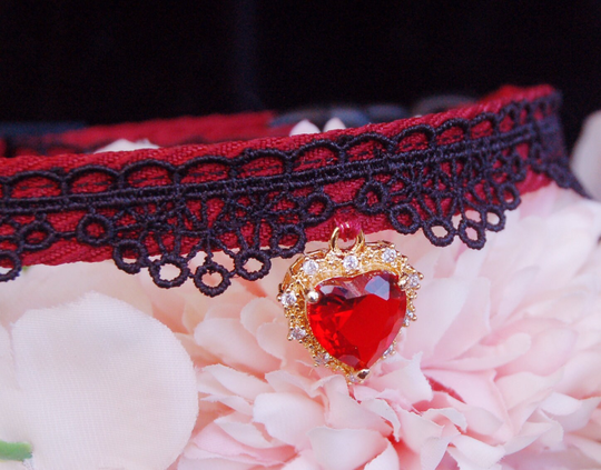 Lace Cat Collar.red Breakaway Rhinestone Collar, Tiny Dog Collar, Tiny Collar, Brithday Cat Gift, Kitty Collar.puppy Collar