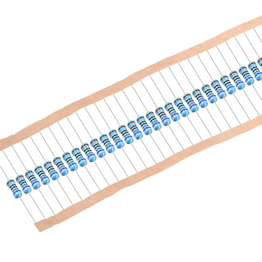 300 pcs Metal Film Resistors 680 Ohm 1/6W(1/8W) 1% Tolerances 5 Color Bands - Muti-Color