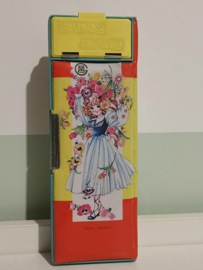 Vintage Collectible School Magnetic Pencil Case, Saeron Korean Anime Girl, Girly Collection, Vintage Case, School Pencil Case Collection