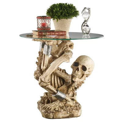 The Contortionist Skeleton End Table