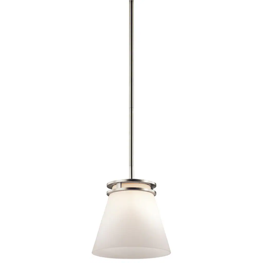 Kichler Lighting Hendrik Collection 1-light Brushed Nickel Mini Pendant