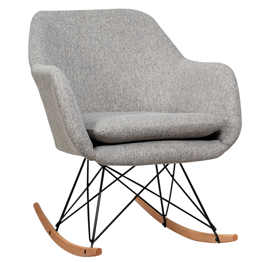 Accent Rocking Chair Upholstered Rocking Single Sofa Chair
