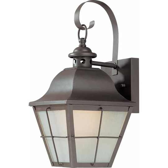 Volume Lighting 1 Light 14" Height Outdoor Wall Sconce with Frosted