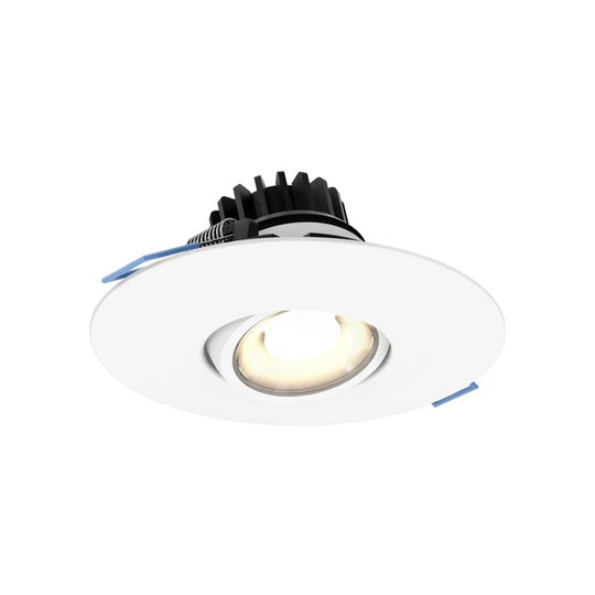 4-Inch Round Recessed LED Gimbal Light 3000K