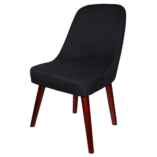 33.5"H Grey Armless Accent Chair