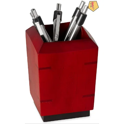 Pencil Holder, Mahogany
