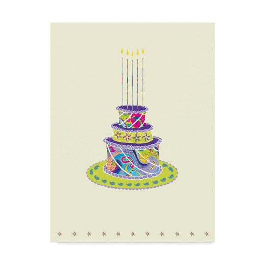 Green Girl Canvas 'Lemon Lime Cake' Canvas Art - Multi-color