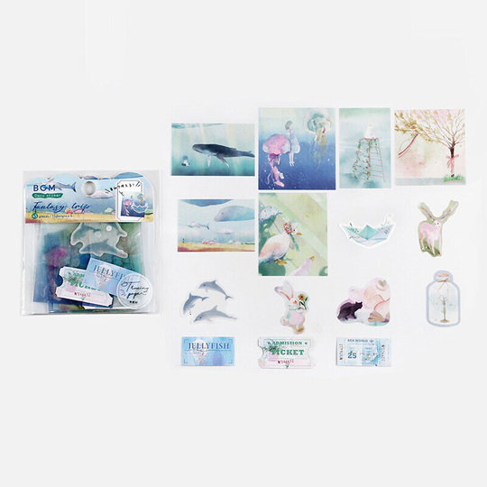 Bgm Fantasy Trip Sticker Flakes - Wonderland