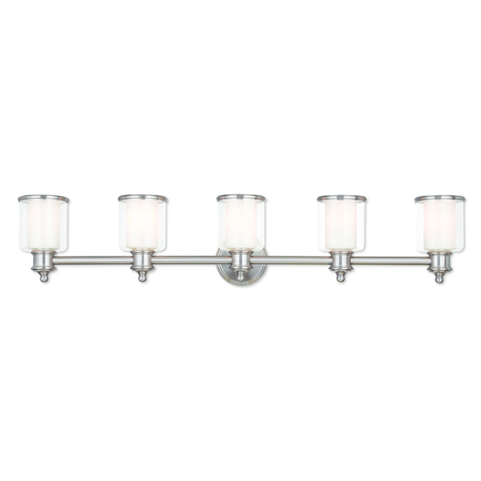 Livex Lighting Middlebush Brushed Nickel Five-Light Bath Vanity - Brushed nickel