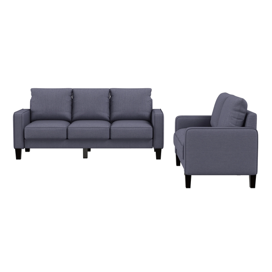 Modern Fabric Sectional Sofa for Living Room Furniture, 2+3