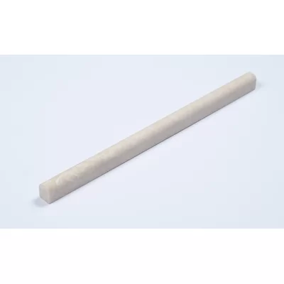 Botticino 12" x 0.5" Marble Pencil Liner Tile Trim in Beige