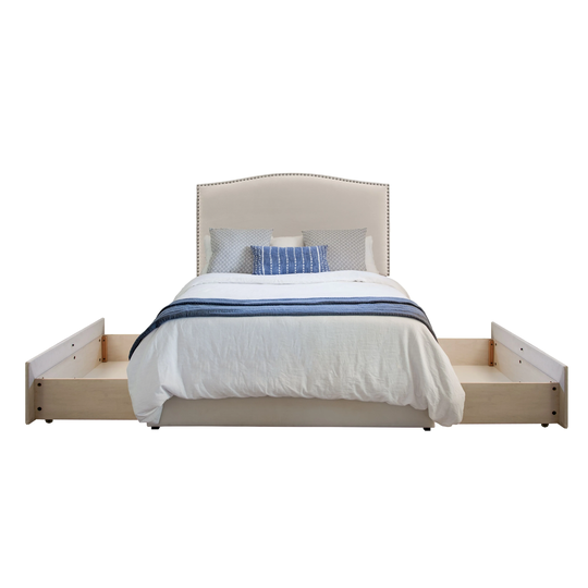 Newport "Kahuna" Upholstered Platform 2 Drawer Storage Bed