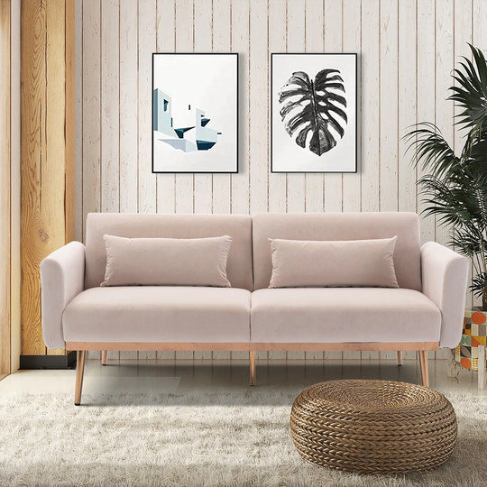 loveseat sofa with Metal feet