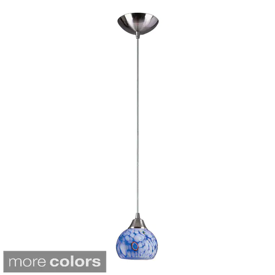 Elk Lighting Mela 1-light Satin Nickel Pendant