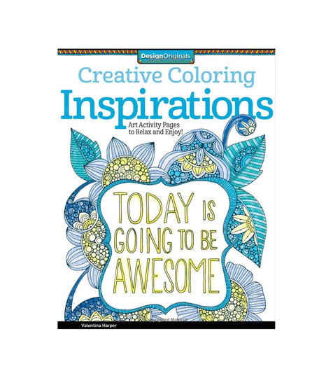 Creative Coloring Inspirations - New Book, Art Activity Pages, Whimsical Nature, To Color Adult Fun
