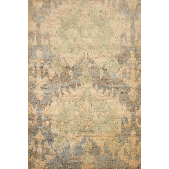 Multi-Color Foyer Size Moroccan Abstract Area Rug Handmade Jute Carpet - 2'0"x 3'0"