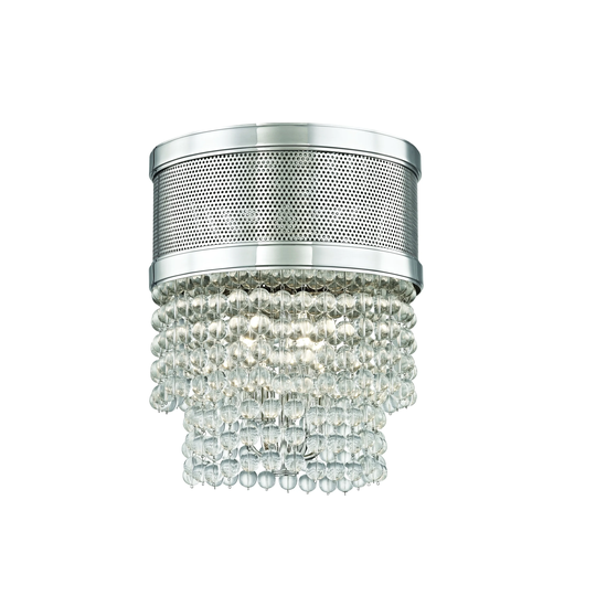 Hudson Valley Harrison 4-light Polished Nickel Flush Mount