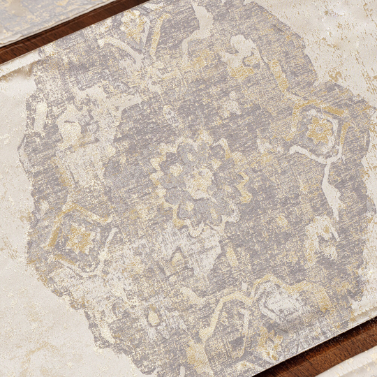 Rome Placemats - Luxury Table Mats For Decoration- 12x18" Beige Set Of 4/6