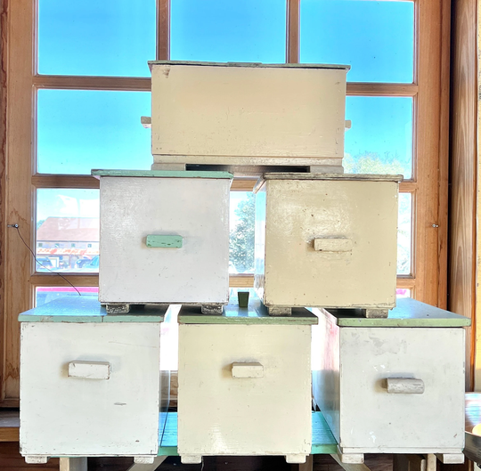 Vintage European Handmade Boxes With Lid, Storage Box Lid