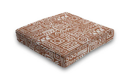 Outdoor Seat Pad - Patio Chair Pad, Dining Cushions Glyphic Sunstone