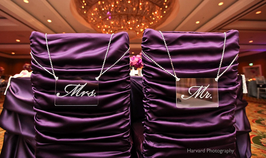 Mr. & Mrs. Chair Display For The Bride Groom Chair Wedding