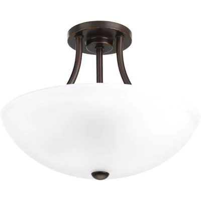 Progress Lighting P3748-20 Gather Bronze-finish 2-light Convertible