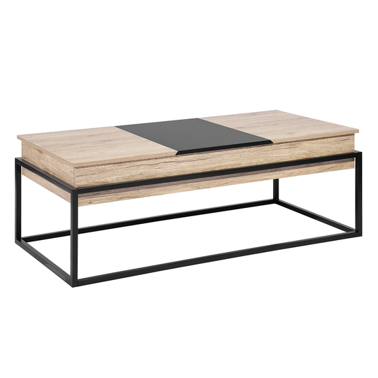Clihome 47.2" Wood Lift Top Storage Coffee Table