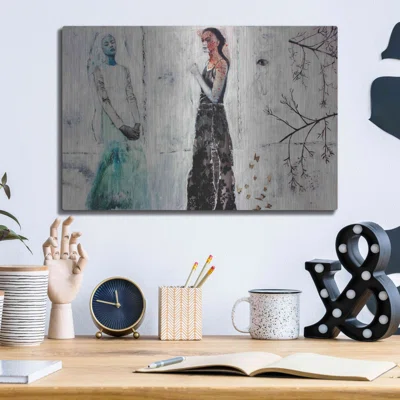 Red Barrel Studio® ''Ice Queens Print'' By DB Waterman, Metal Wall Art, 24"X16"