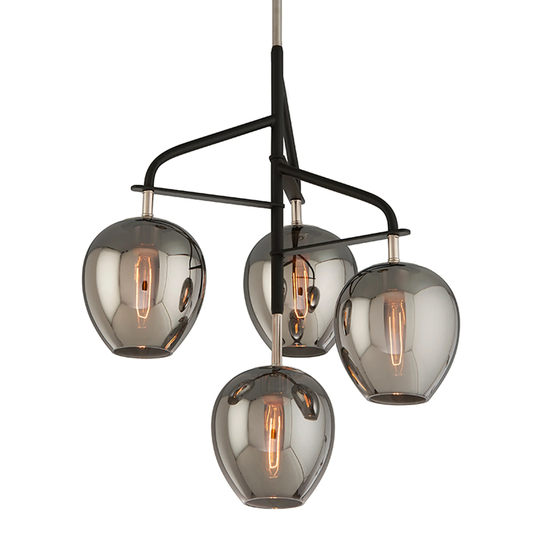 Troy Lighting Odyssey 4-light Polished Nickel Small Pendant