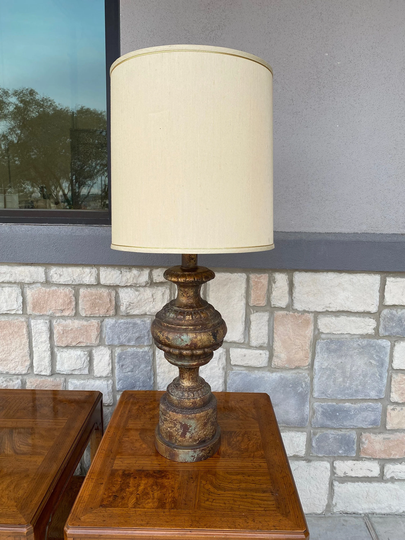 Vintage Hollywood Regency Tall Table Lamp