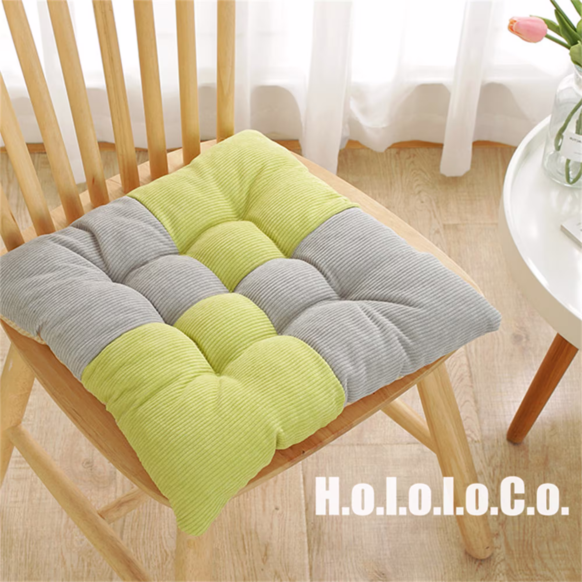 Multi-Colors 16/18''soft Seat Pad With Ties, Chair Cushion, Color Block Sofa Cushion, Seat Cushion, Floor Cushion, Chair Pad, Office Chair