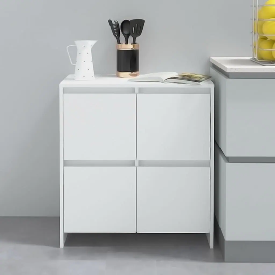 Sideboard White 27.6"x16.1"x29.5" Engineered Wood