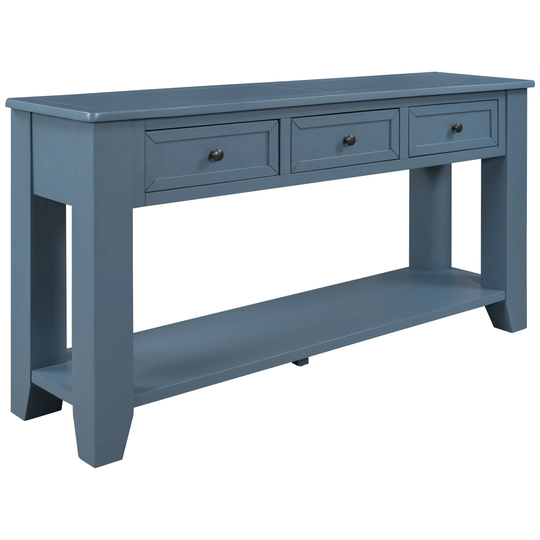 Modern Console Table Sofa Table for Living Room with 3 Drawe