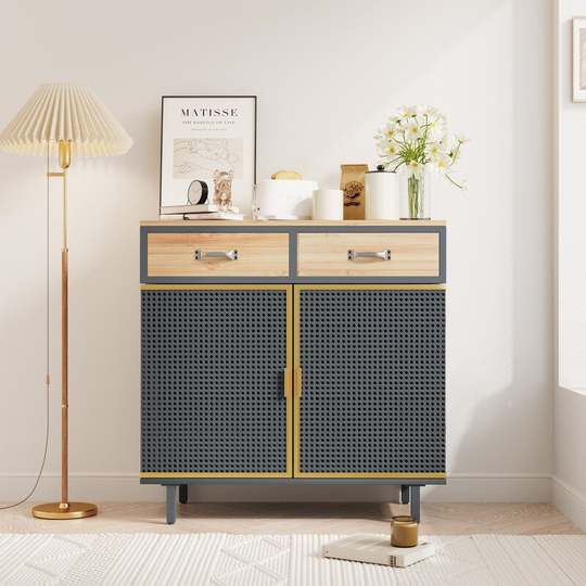 31.5'' Modern Wide 2 Drawer Sideboard