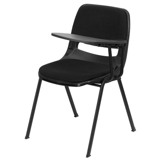 Delacora 23 Inch Wide Metal Framed Plastic Top Stackable Classroom - Black
