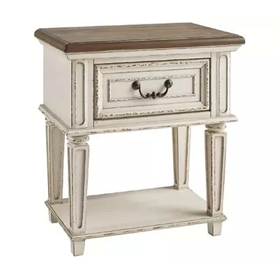 Gunlef Wooden Frame 1 Drawer Nightstand