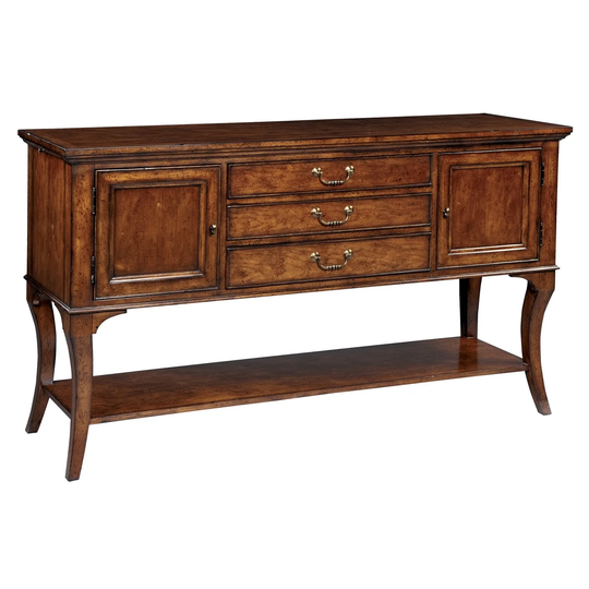 Hekman Furniture European Legacy Sideboard Buffet Cabinet - 38.25 in. high x 66 in. wide x 20 in. deep