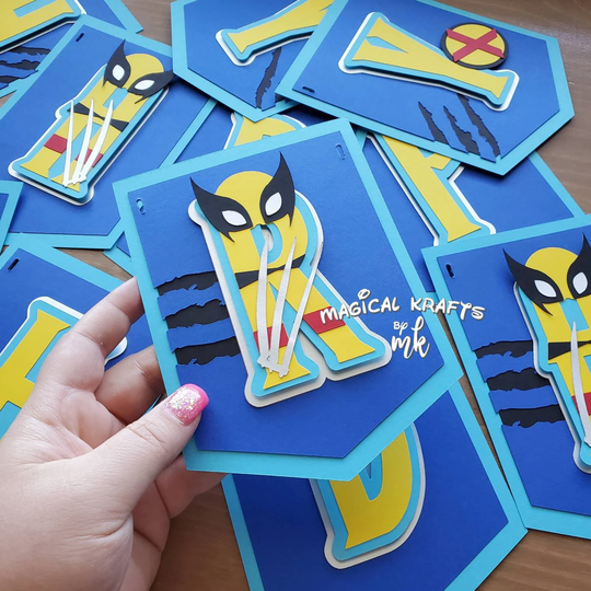 Wolverine Banner 3D | Customize