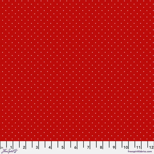New Tula's True Colors - Watermelon Tiny Dots By Tula Pink For Free Spirit Fabrics Sold By The Yard & Cut Continuous Ships Today