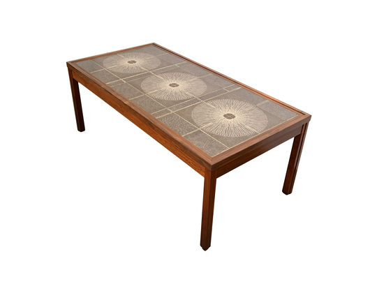 Rosewood Coffee Table Kvalitet Form Funktion Danish Modern Tile Top