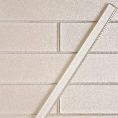 12" x 0.6" Glass Pencil Liner Tile Trim