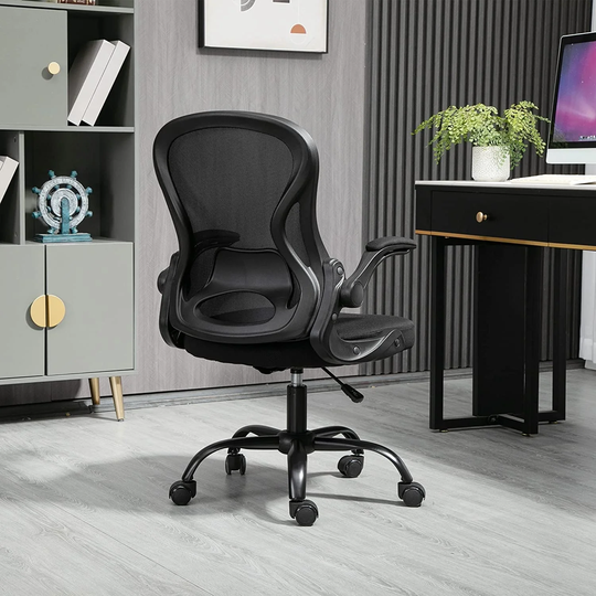Mesh Swivel High Back Adjustable Height Ergonomic Office Chair with Lumbar Support Adjustable Armrest
