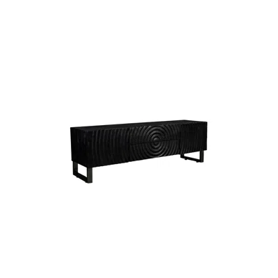 Coals 63'' Wide 2 Drawer Acacia Solid Wood Sideboard