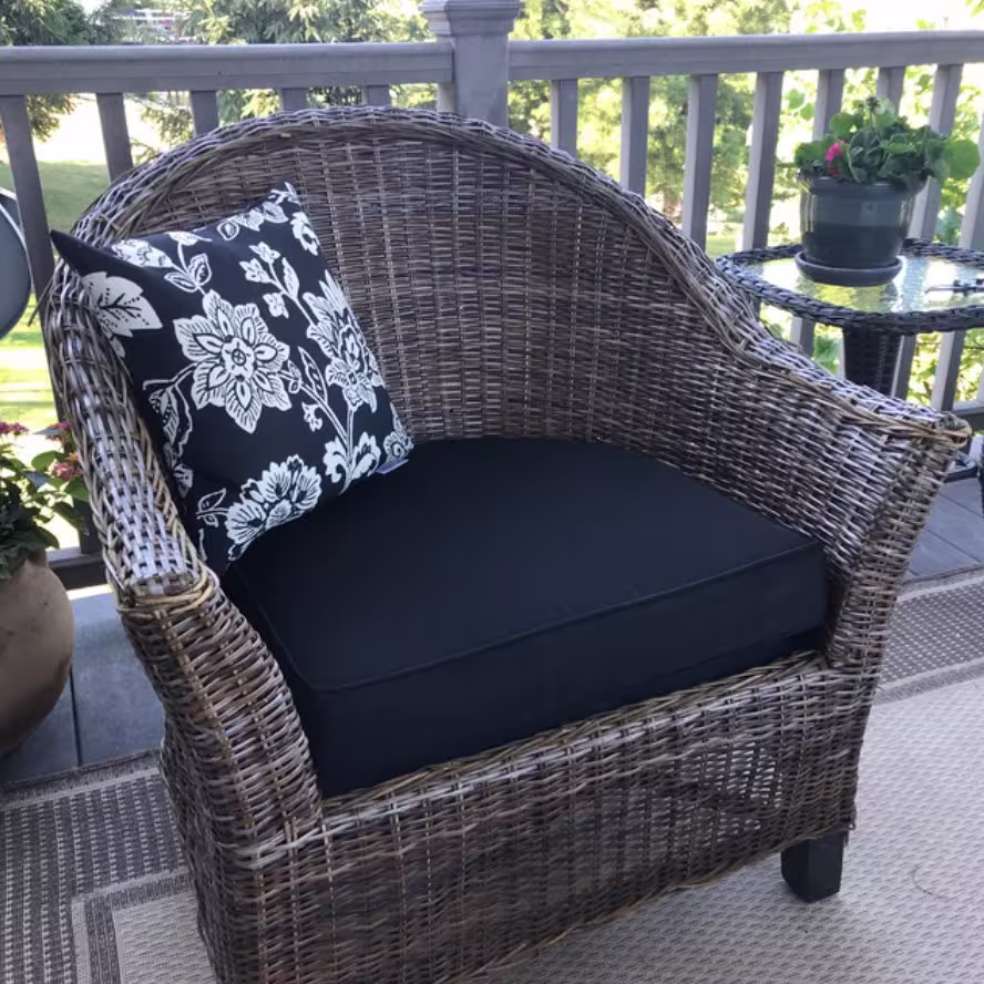 Chair Cushion in A Variety Of Sizes & Fabrics - Custom Are Available