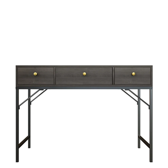 42 Inch Accent Sofa Table, Industrial Console Table
