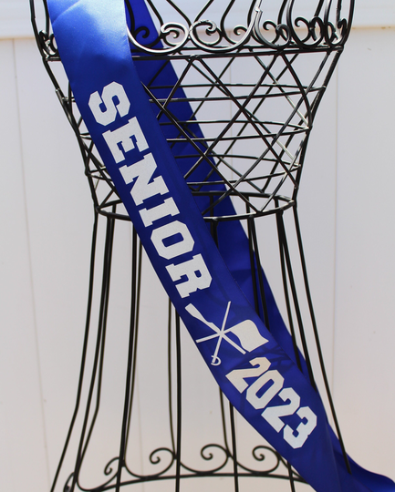 Senior | Color Guard Symbol With Customized Year Senior Sash